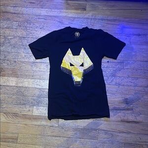Graphic Tee with Geometric Fox Design